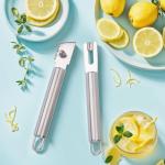 Wloedor 2-Piece Stainless Steel Lemon Zester Set