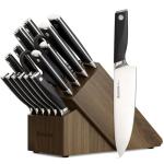 Astercook 17-Piece German Stainless Steel Knife Set