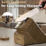 Astercook 17-Piece German Stainless Steel Knife Set