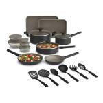 Bella 21-Piece Nonstick Kitchen Set with Lids