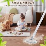 ScrubWiz 10-in-1 Steam Mop with Handheld Cleaner