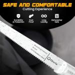 ORVIX 10-Inch Serrated Bread Knife for Easy Slicing