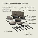 Bella 21-Piece Nonstick Kitchen Set with Lids