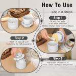 Silicone Butter Crock with Lid for Fresh Butter