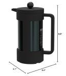 Bodum Bean 34oz French Press Coffee Maker, Black