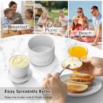 Silicone Butter Crock with Lid for Fresh Butter