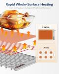 Portable Electric Food Warming Tray for Parties