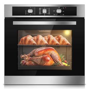 Zomagas 24" Electric Wall Oven with Rotisserie