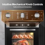 Zomagas 24" Electric Wall Oven with Rotisserie