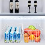 16-Inch Upright Freezer Organizer Baskets, 4-Pack