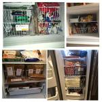 16-Inch Upright Freezer Organizer Baskets, 4-Pack