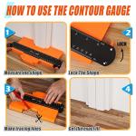 Contour Gauge Profile Tool for Easy Woodworking
