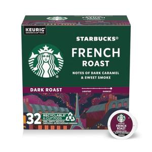 Starbucks Dark Roast K-Cup Coffee Pods, 32 Count