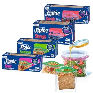 Ziploc Variety Pack Storage Bags - 190 Count