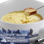 Artestia Large Cheese Fondue Set with Forks