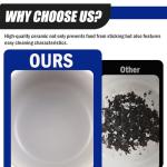 Artestia Large Cheese Fondue Set with Forks