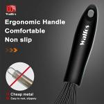Walfos Silicone and Stainless Steel Whisk Set