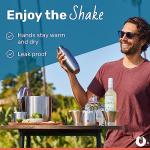 SNOWFOX Gold Vacuum Insulated Cocktail Shaker, 22oz