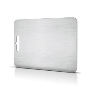 ZAASKO Medium Stainless Steel Cutting Board 14” x 10”