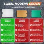 ZAASKO Medium Stainless Steel Cutting Board 14” x 10”