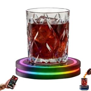 Smart Coaster Cocktail Mixer with App and LED