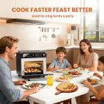 18QT Air Fryer Toaster Oven Combo - 12-in-1