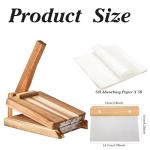 WGLILO 8-Inch Wood Tortilla Press with Accessories