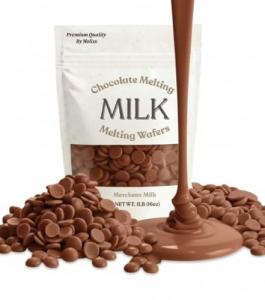 Smooth Milk Chocolate Melting Wafers for Baking