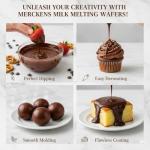 Smooth Milk Chocolate Melting Wafers for Baking