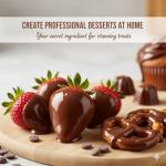 Smooth Milk Chocolate Melting Wafers for Baking