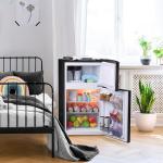 West Bend Retro Mini Fridge with Freezer 3.1 Cu.Ft