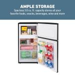 West Bend Retro Mini Fridge with Freezer 3.1 Cu.Ft