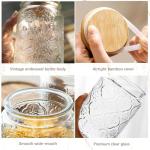 Airtight Glass Storage Jar with Bamboo Lid