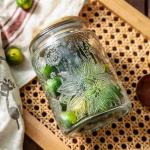 Airtight Glass Storage Jar with Bamboo Lid