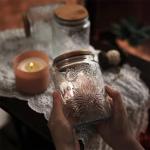 Airtight Glass Storage Jar with Bamboo Lid