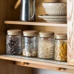 Airtight Glass Storage Jar with Bamboo Lid