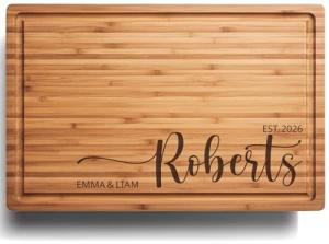 Personalized Engraved Cutting Board - Perfect Gift
