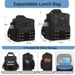 Tactical Insulated Lunch Box Cooler Bag 16L