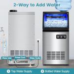 150LBS/24H Stainless Steel Commercial Ice Maker