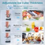 150LBS/24H Stainless Steel Commercial Ice Maker