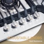 36 Inch Gas Cooktop with 5 Sealed Burners