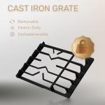 36 Inch Gas Cooktop with 5 Sealed Burners