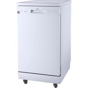 Danby Compact White Portable Dishwasher