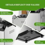 WHUTO Stainless Steel Cold Press Juicer Machine