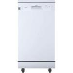 Danby Compact White Portable Dishwasher