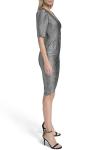 Calvin Klein Women's Glitter V-Neck Wrap Dress