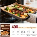 YUANYE 400PCS Non-Stick Parchment Paper Sheets