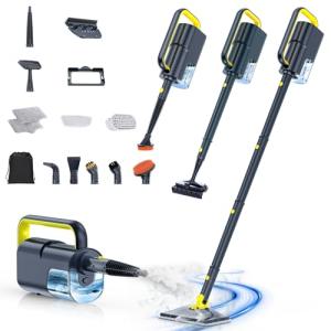 ScrubWiz 10-in-1 Steam Mop Cleaner with Handheld Steamer