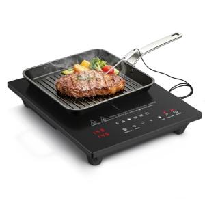 AMZCHEF Portable Induction Cooktop with Digital Probe