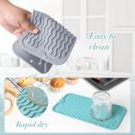 Silicone Dish Drying Mat, Heat Resistant & Non-Slip